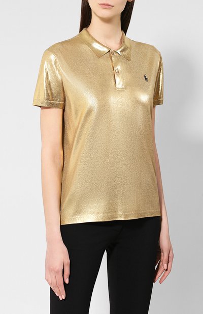 Шелковое поло RALPH LAUREN, арт. 290749640, фото 3