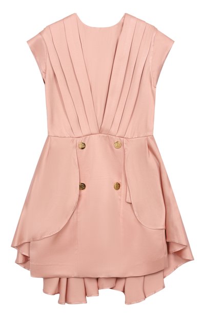 Платье из вискозы BALMAIN, арт. BX1D91