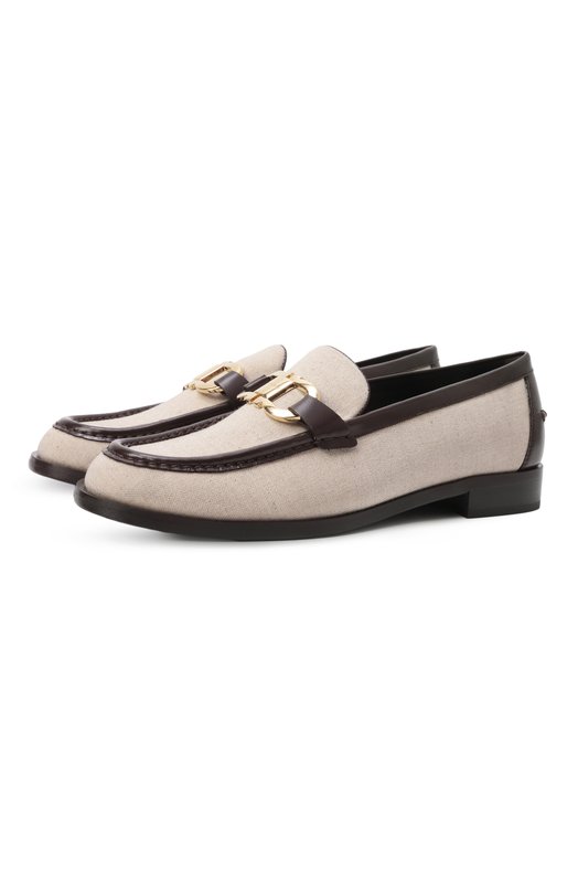 Комбинированные лоферы Ferragamo