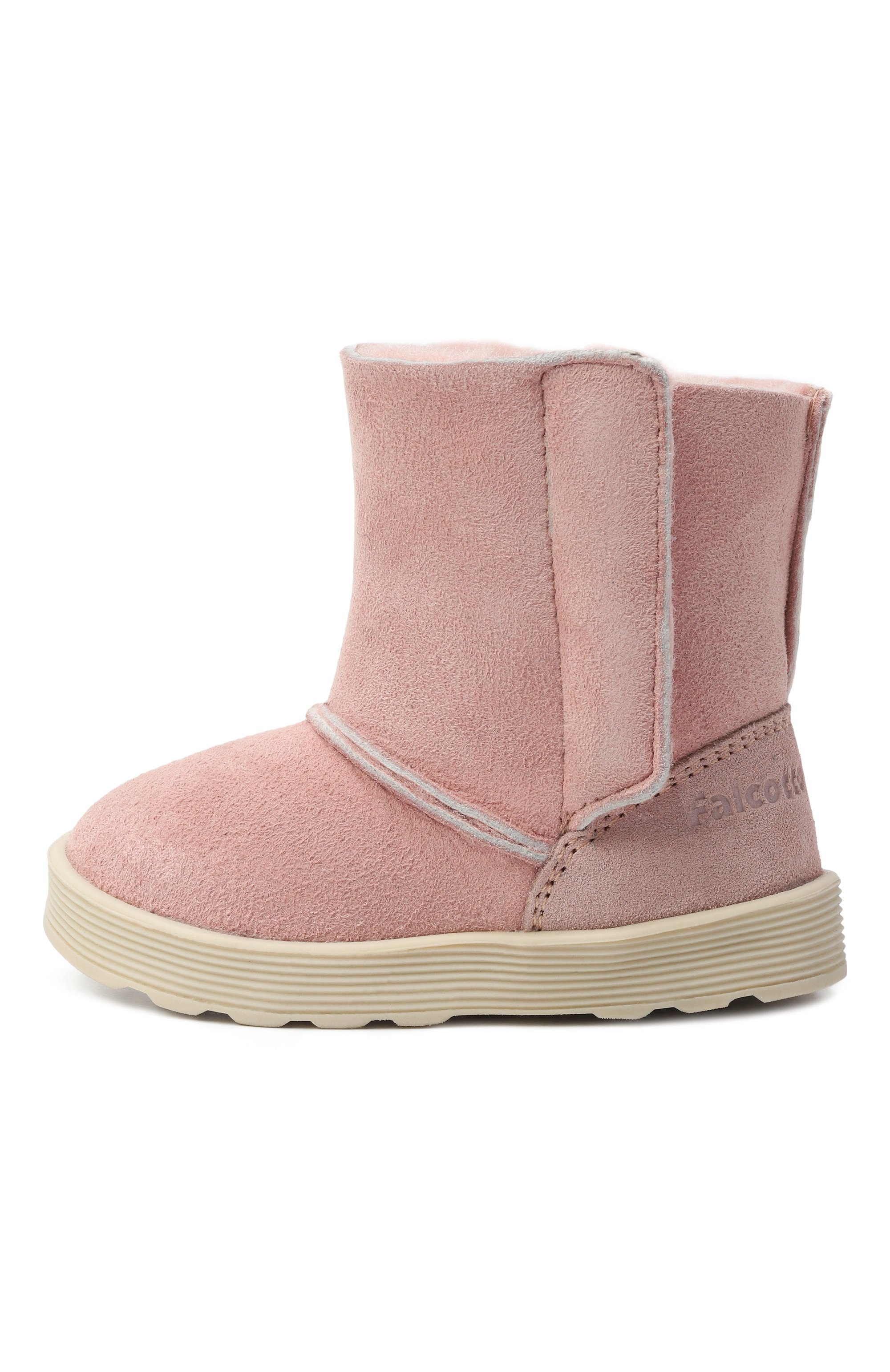 Замшевые полусапоги FALCOTTO светло-розового цвета по цене 14600 руб., арт. 3001593/01/18-26, фото 2 Замшевые полусапоги FALCOTTO, арт. 3001593/01/18-26, фото 2