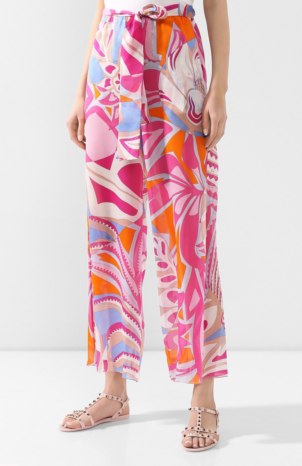 Шелковые брюки EMILIO PUCCI, арт. 0EWT01/0E754, фото 3