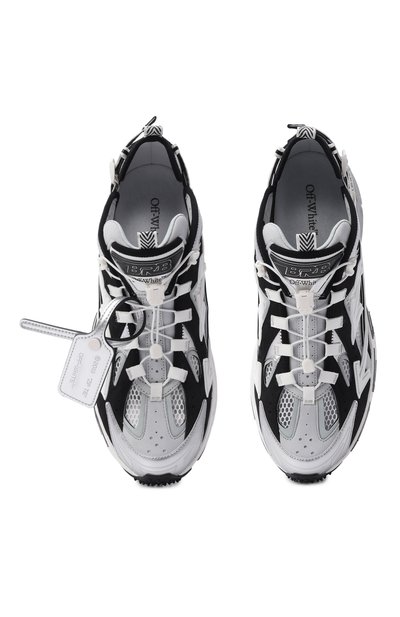 Комбинированные кроссовки be right back OFF-WHITE, арт. 0MIA29SS26FAB001, фото 5