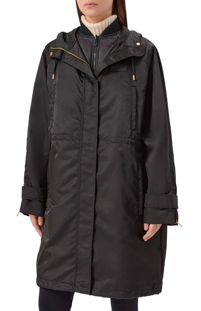 Комплект из парки и жилета PINKO черного цвета по цене 63950 руб., арт. 106015/A2ZA, фото 3 Комплект из парки и жилета PINKO, арт. 106015/A2ZA, фото 3