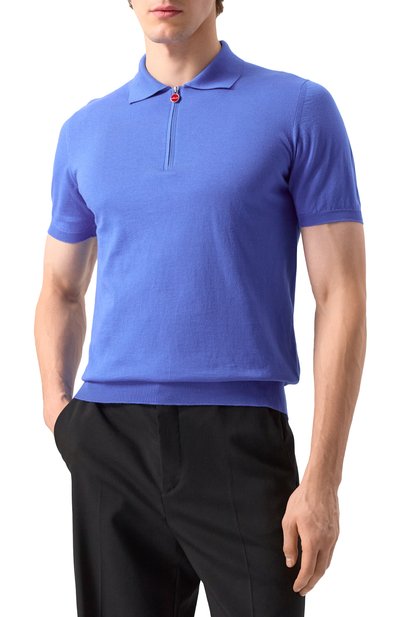 Хлопковое поло KITON, арт. UMKX33ZK192, фото 3