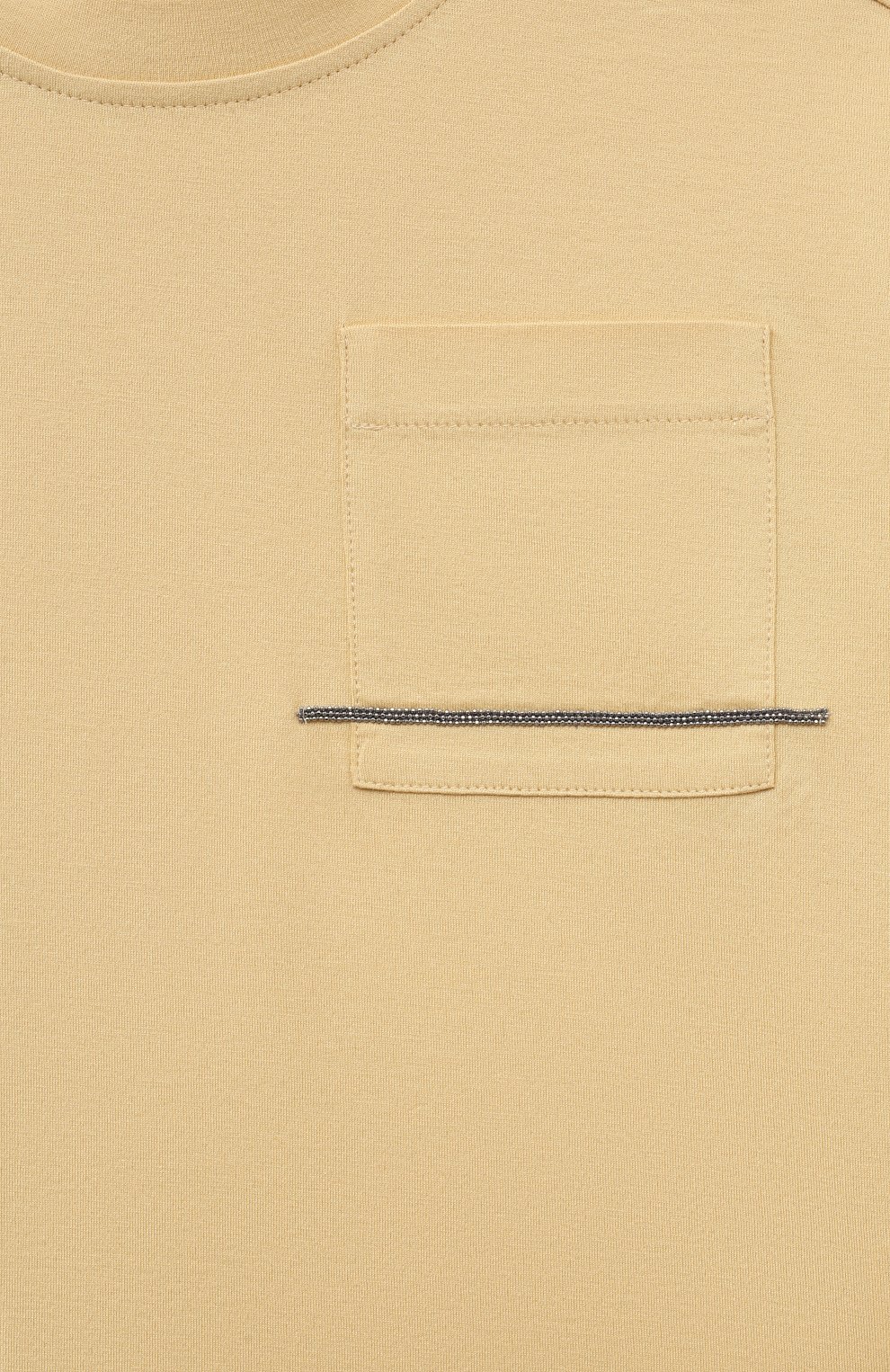 Хлопковая футболка BRUNELLO CUCINELLI, арт. B0T81T287A, фото 3