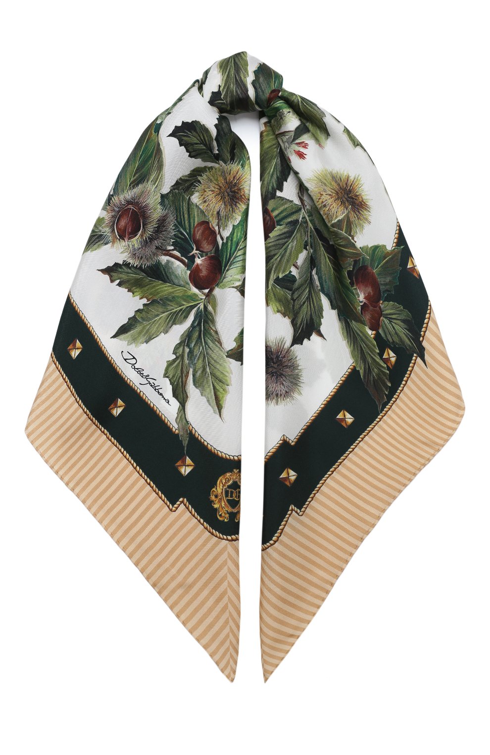 Шелковый платок DOLCE & GABBANA, арт. FN090R/GDW03, фото 1