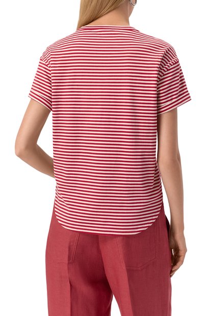 Хлопковая футболка BRUNELLO CUCINELLI, арт. ML929HA820, фото 4