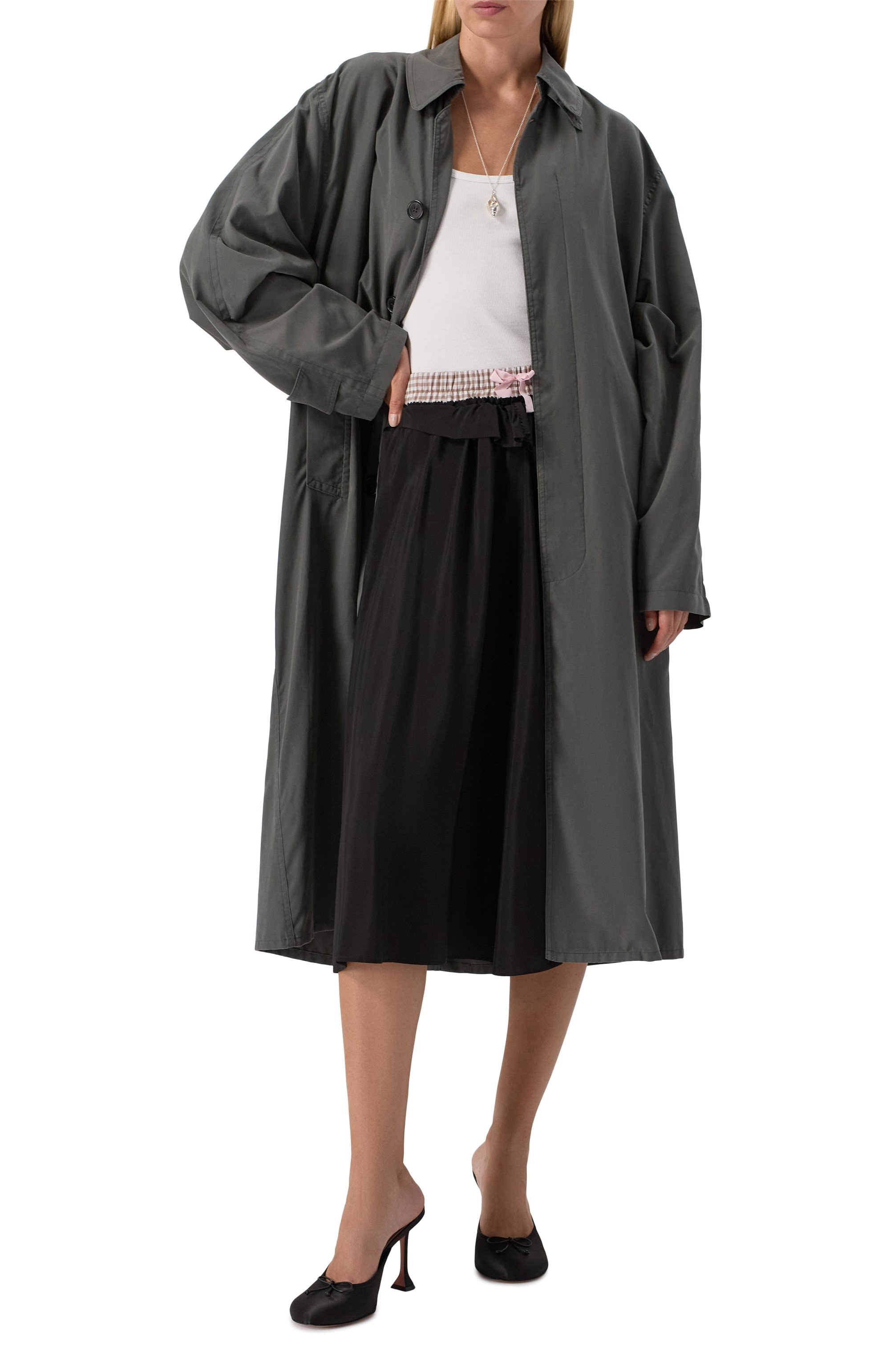 Юбка из вискозы  MAISON MARGIELA, арт. S51ME0034/S76632, фото 2