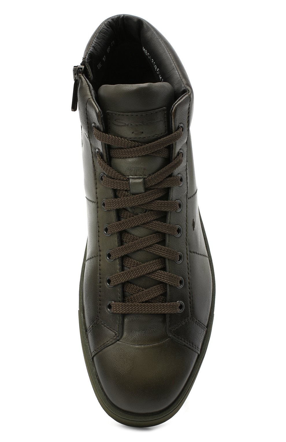 Кожаные кеды SANTONI, арт. MBGL20851MIMRG0TV55, фото 5