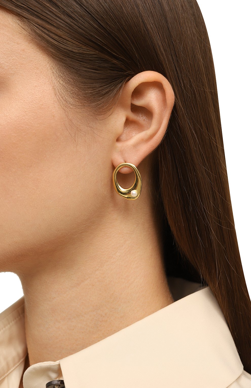 Серьги BONVO, арт. FLUID/G0LD, фото 2