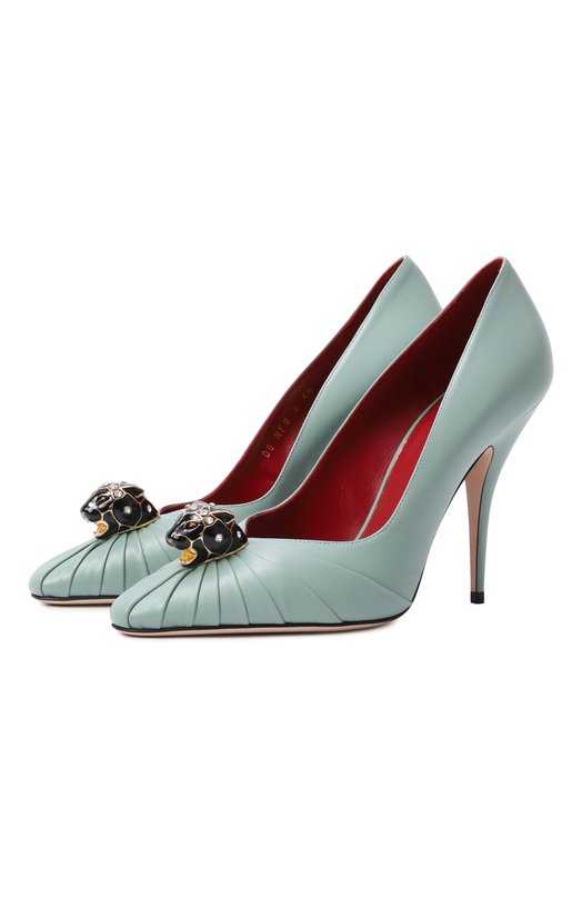 Кожаные туфли Pas De Chat 105 Valentino 8W2S0NF8/LIR Зелёный 8W2S0NF8/LIR