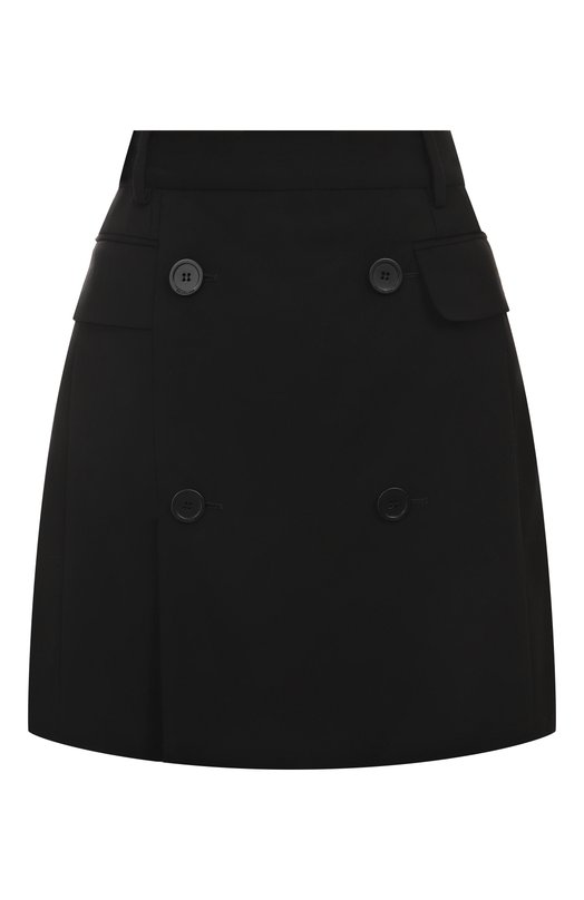 Юбка из вискозы и шерсти Balenciaga 838765/TRT01 Чёрный 838765/TRT01