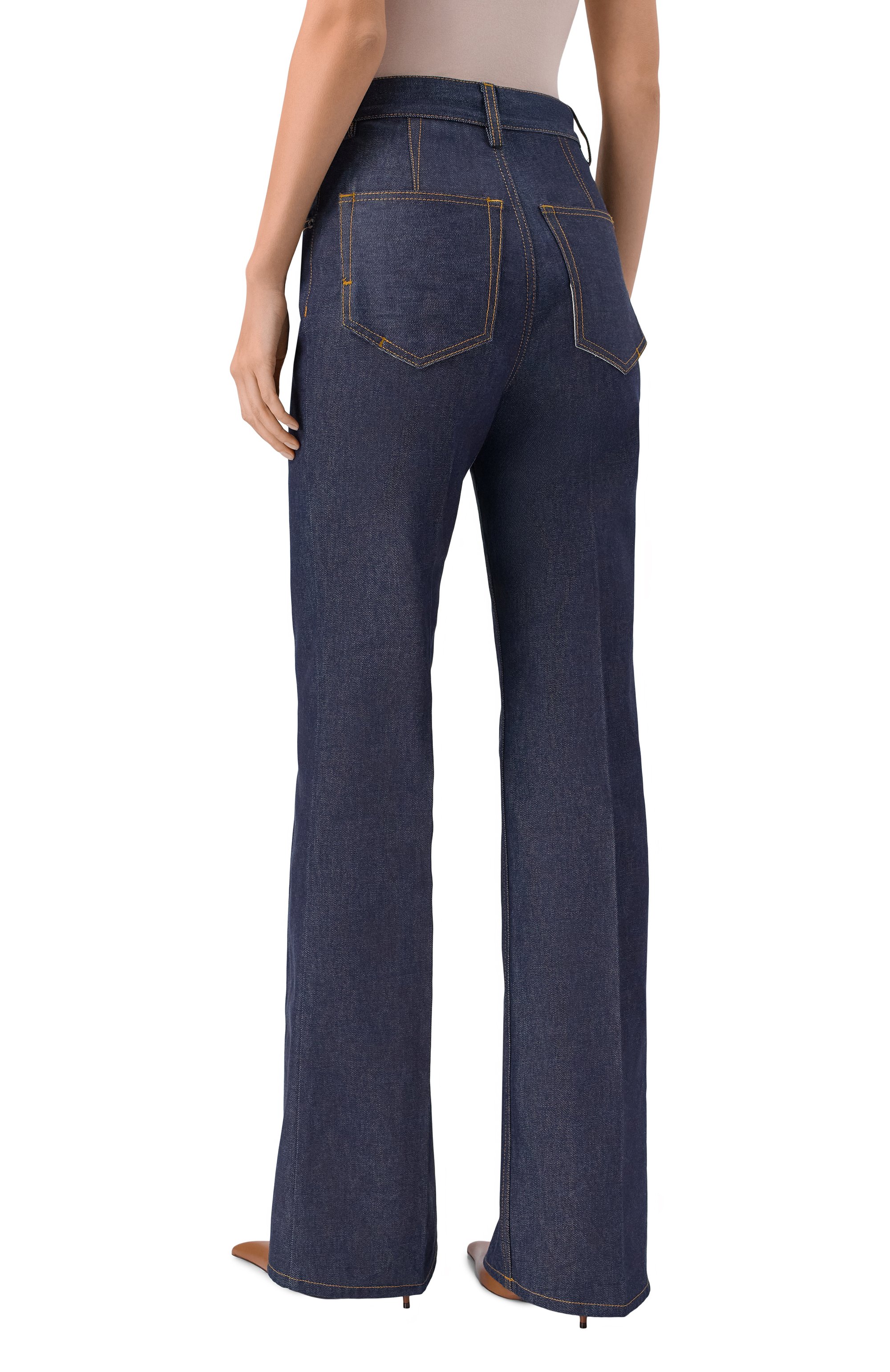 Джинсы PETAR PETROV синего цвета по цене 72450 руб., арт. F25DP3/DENIM, фото 4 Джинсы PETAR PETROV, арт. F25DP3/DENIM, фото 4