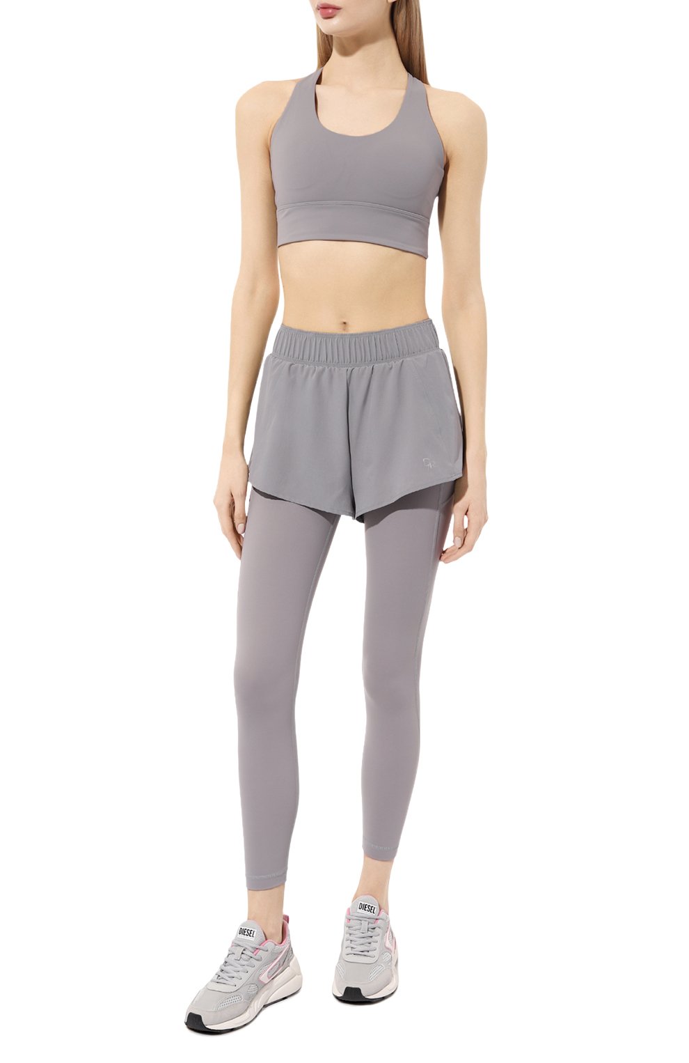 Легинсы DAILY REMINDER серого цвета по цене 12870 руб., арт. L013-GR, фото 2 Легинсы DAILY REMINDER, арт. L013-GR, фото 2