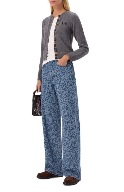 Джинсы presta DRIES VAN NOTEN голубого цвета по цене 63700 руб., арт. 130910/4407, фото 2 Джинсы presta DRIES VAN NOTEN, арт. 130910/4407, фото 2