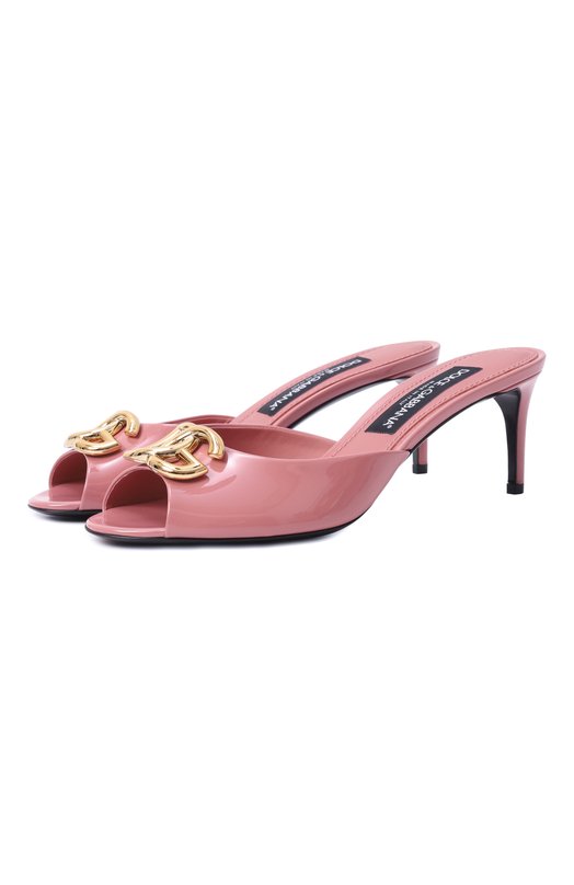 фото Кожаные мюли dolce & gabbana