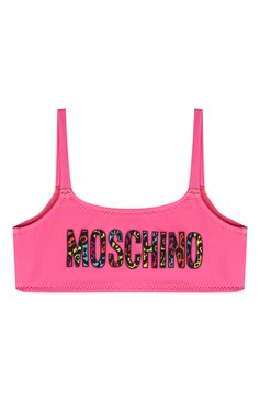 Детского раздельный купальник MOSCHINO фуксия цвета, арт. HDL00R/LKA00/4-8 | Фото 2 (Девочки Кросс-КТ: Купальники-пляж; Материал внешний: Синтетический материал; Материал сплава: Проставлено; Нос: Не проставлено; Материал подклада: Синтетический материал; Ростовка одежда: 4 года | 104 см, 6 лет | 116 см, 8 лет | 128 см, 5 лет | 110 см)