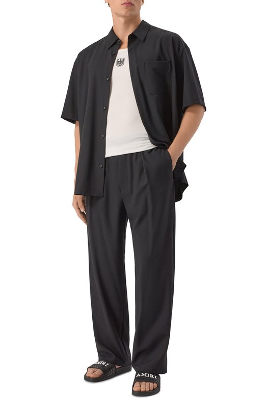 Шлепанцы MA Quad Amiri AMF0SL1005 Чёрный  AMF0SL1005 Фото 2