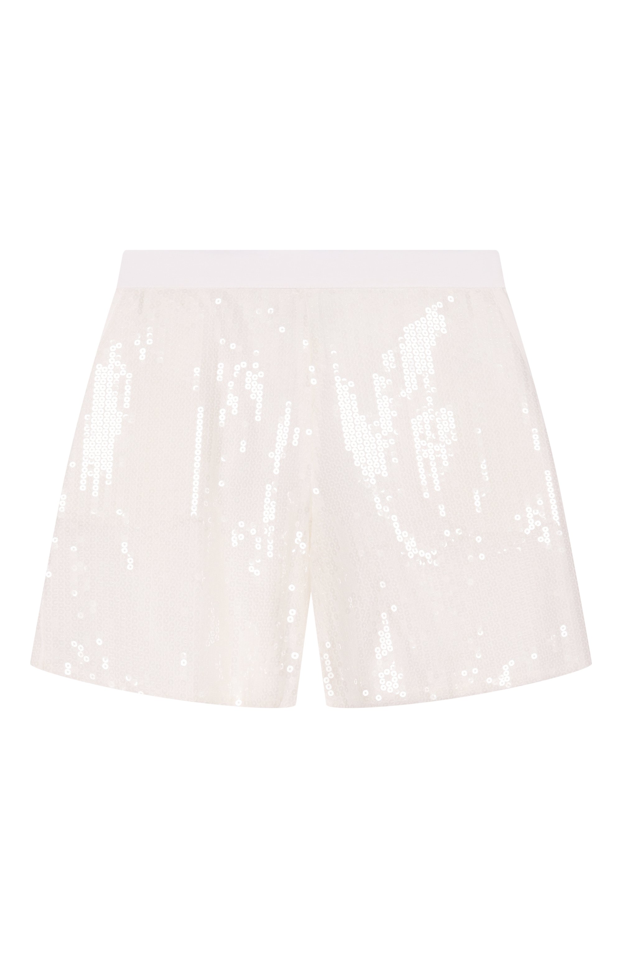 Шорты DESIGNERS CAT молочного цвета по цене 26250 руб., арт. 100000K01001909_001, фото 1 Шорты DESIGNERS CAT, арт. 100000K01001909_001, фото 1