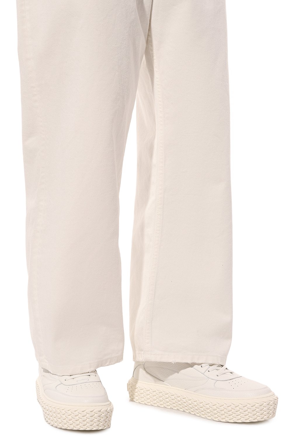 Кожаные кеды curbies 2 LANVIN, арт. FM-SKLK04-ADRI-P23, фото 3