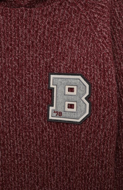 Худи из шерсти и кашемира BRUNELLO CUCINELLI бордового цвета по цене 88000 руб., арт. B36M72909C, фото 3 Худи из шерсти и кашемира BRUNELLO CUCINELLI, арт. B36M72909C, фото 3
