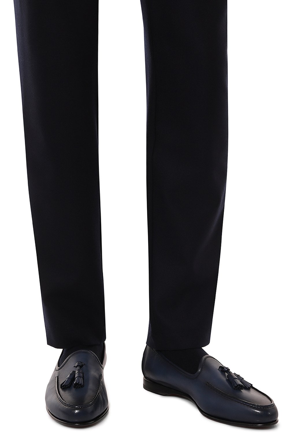 Кожаные лоферы andrea SANTONI, арт. MCAG18515PF2GDYA, фото 3