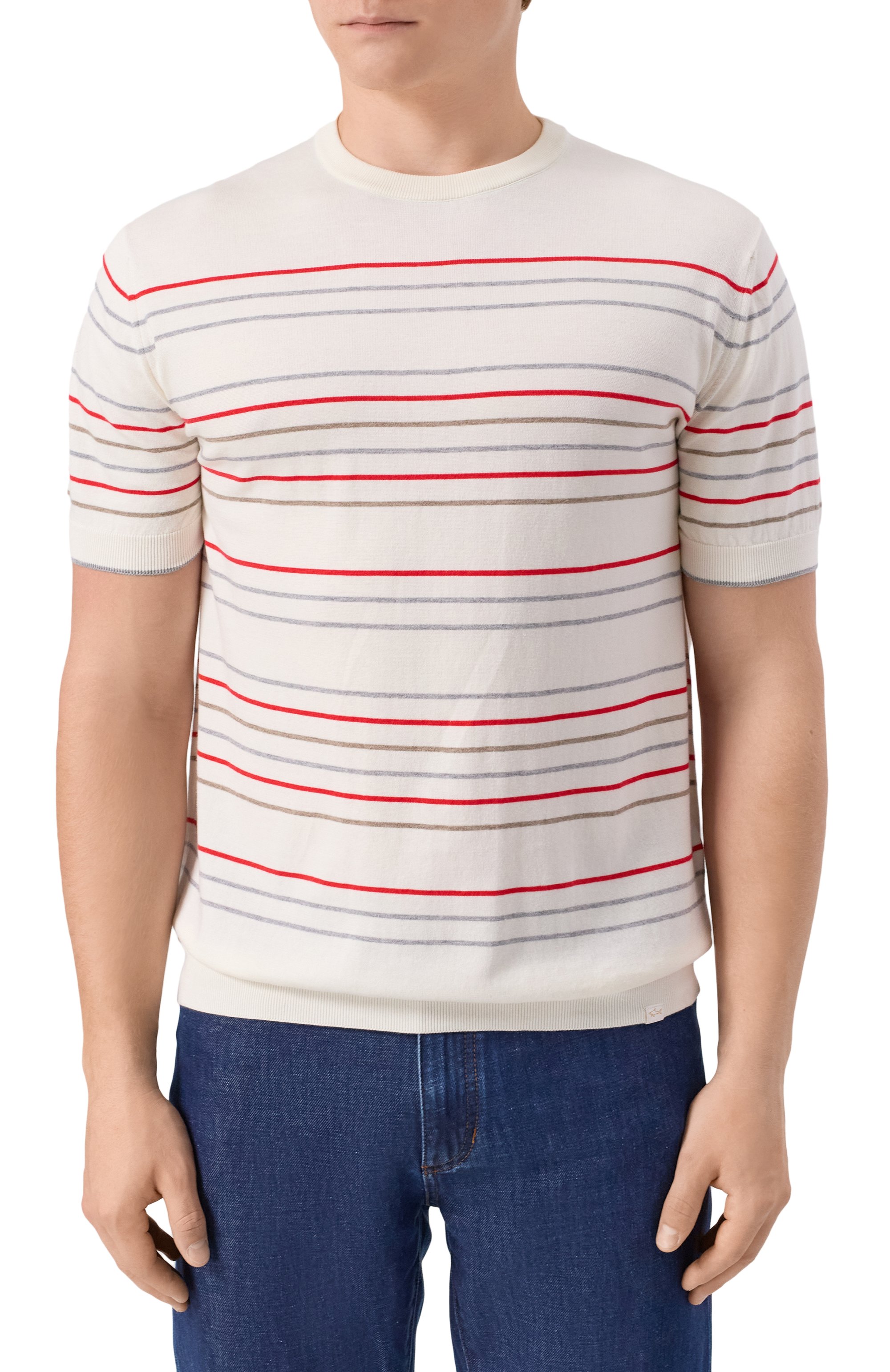 Джемпер из хлопка и кашемира PAUL&SHARK, арт. 25411532, фото 3