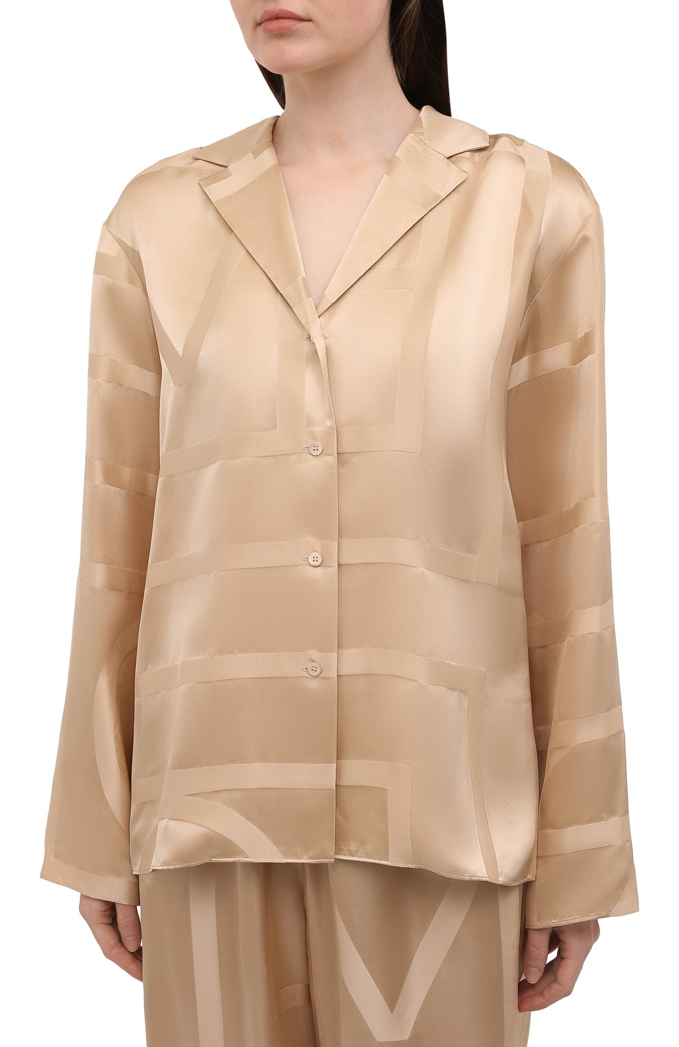 Шелковая рубашка TOTEME, арт. 212-755-724, фото 3