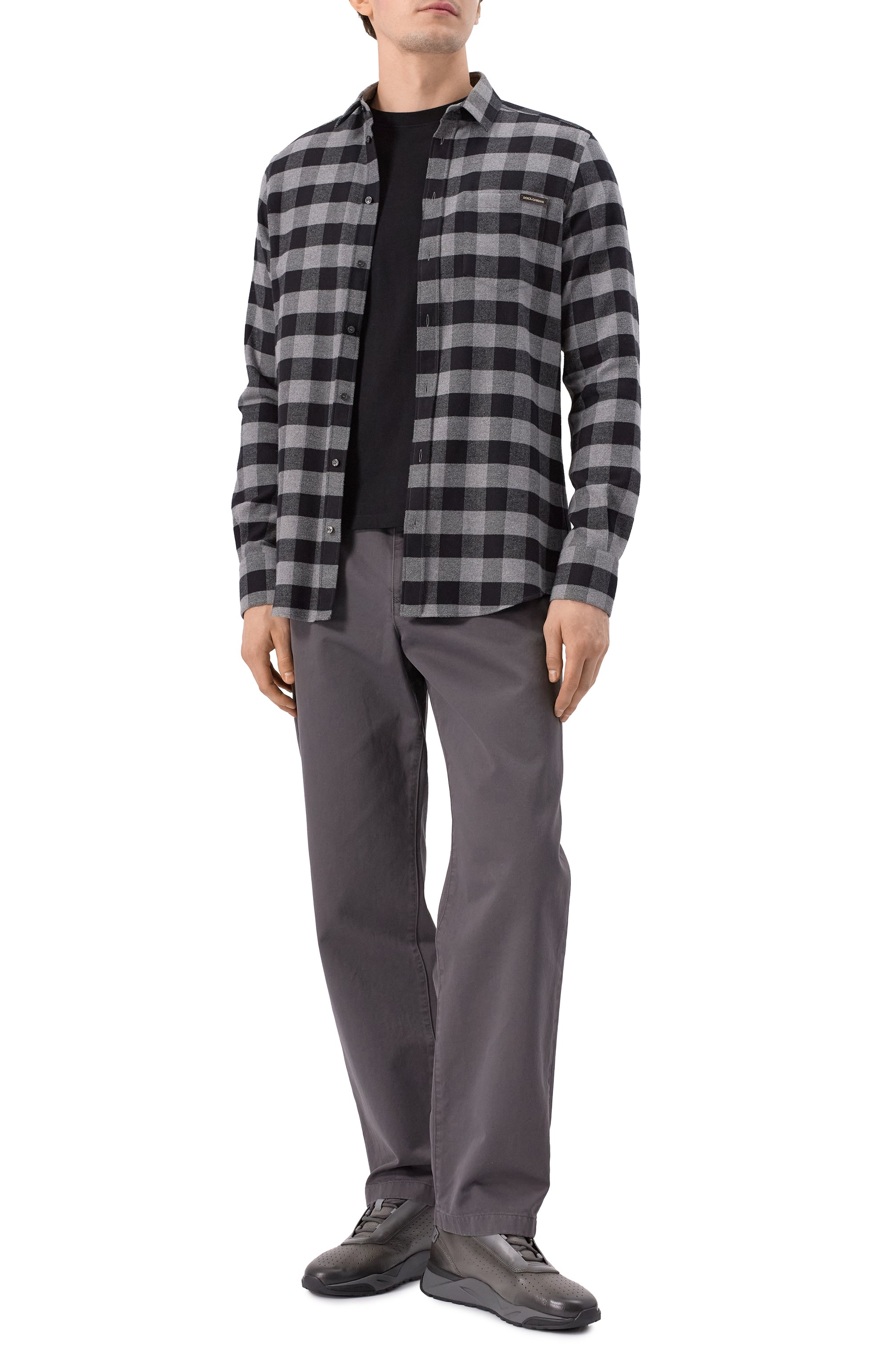 Хлопковая рубашка DOLCE & GABBANA, арт. G5JZ9T/GJ289, фото 2