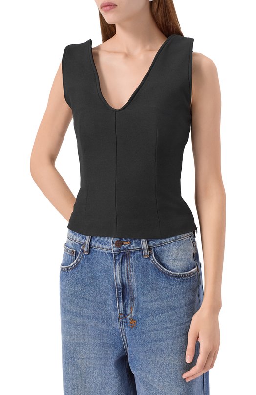Топ MSGM 3941MDT05/257608 Чёрный  3941MDT05/257608 Фото 3