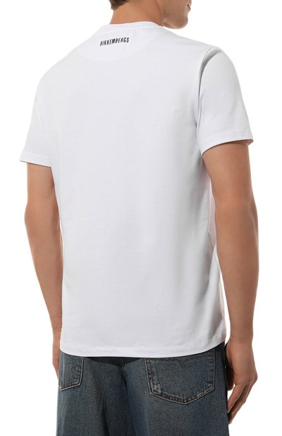 Хлопковая футболка DIRK BIKKEMBERGS, арт. PBMT0250, фото 4