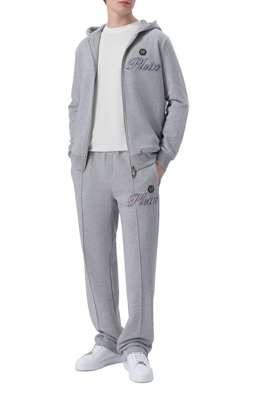 Хлопковая футболка Philipp Plein SAFC MTK8843 PJY002N Белый  SAFC MTK8843 PJY002N Фото 2