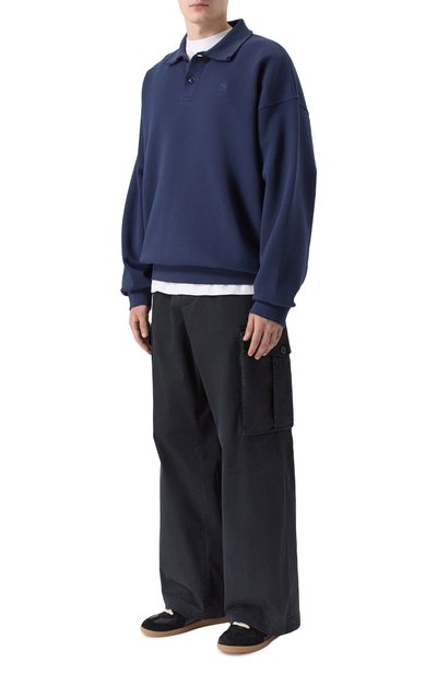 Мужское хлопковое поло VETEMENTS, арт. ME76CW201N/1304 BRUSH M0LLET0N