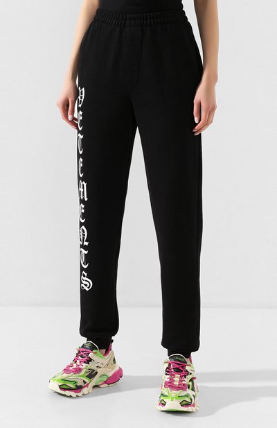 Хлопковые джоггеры VETEMENTS, арт. SS20PA321 1624/W/BLACK, фото 3