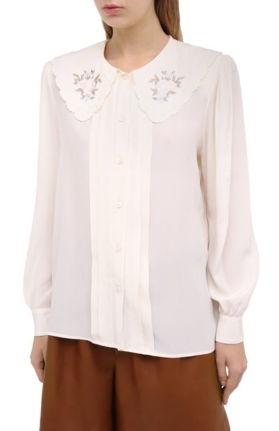 Шелковая блузка ALESSANDRA RICH, арт. FAB2314-F3057, фото 3