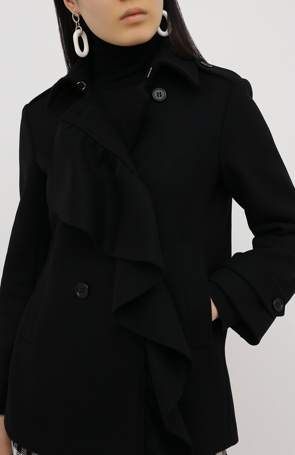 Пальто из шерсти и кашемира REDVALENTINO, арт. UR3CJA84/497, фото 3