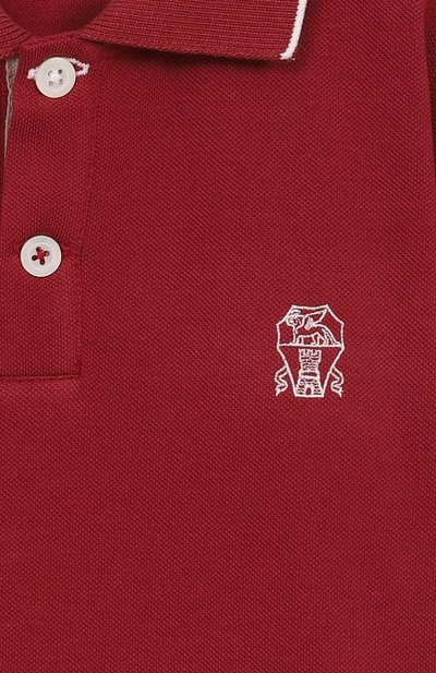 Хлопковое поло BRUNELLO CUCINELLI, арт. BE854T315A, фото 3