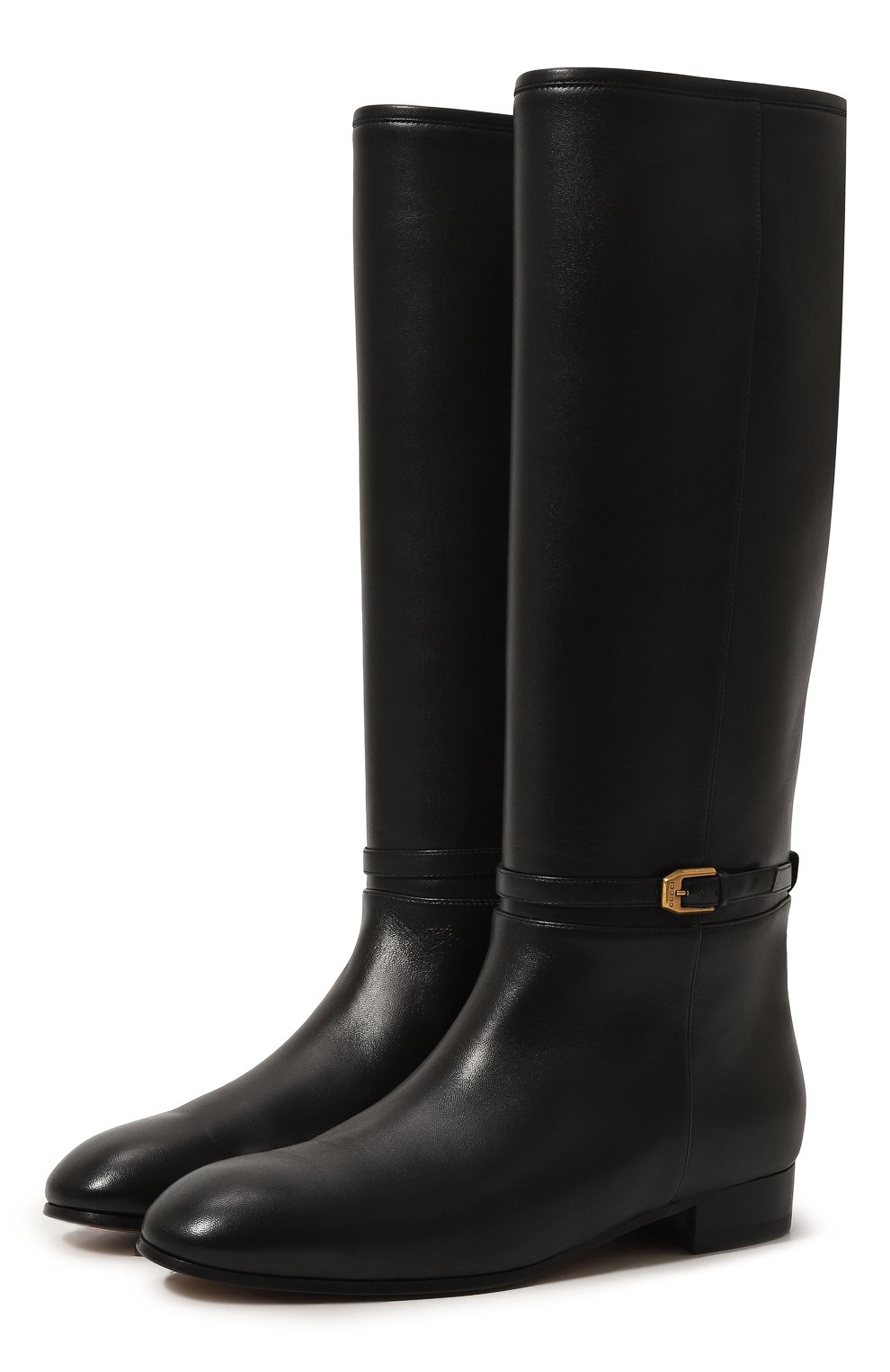 Кожаные сапоги GUCCI черного цвета по цене 194400 руб., арт. 658889 BKO00, фото 1 Кожаные сапоги GUCCI, арт. 658889 BKO00, фото 1