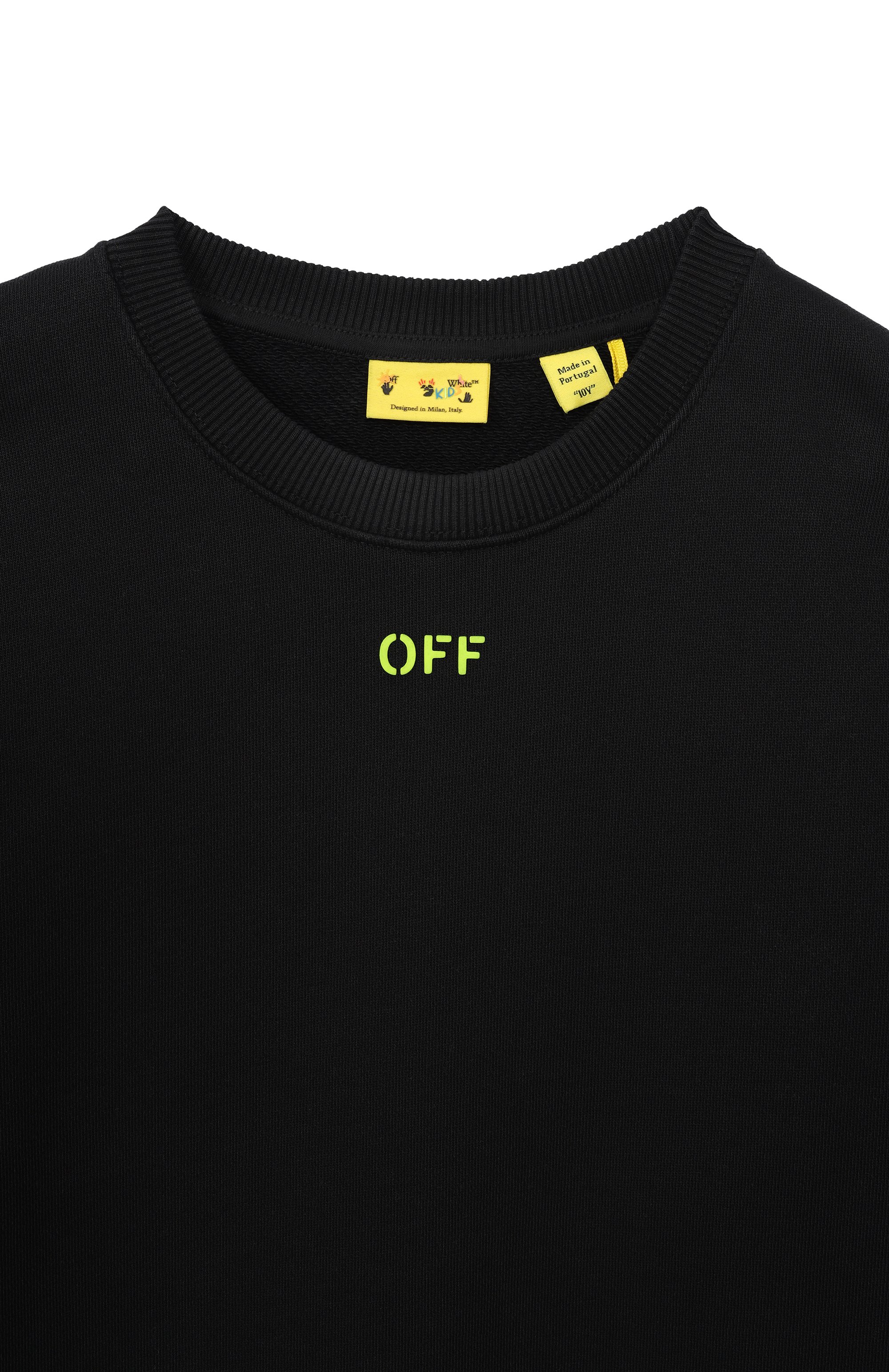 Хлопковый свитшот OFF-WHITE, арт. 0GBA001S26FLE003, фото 3