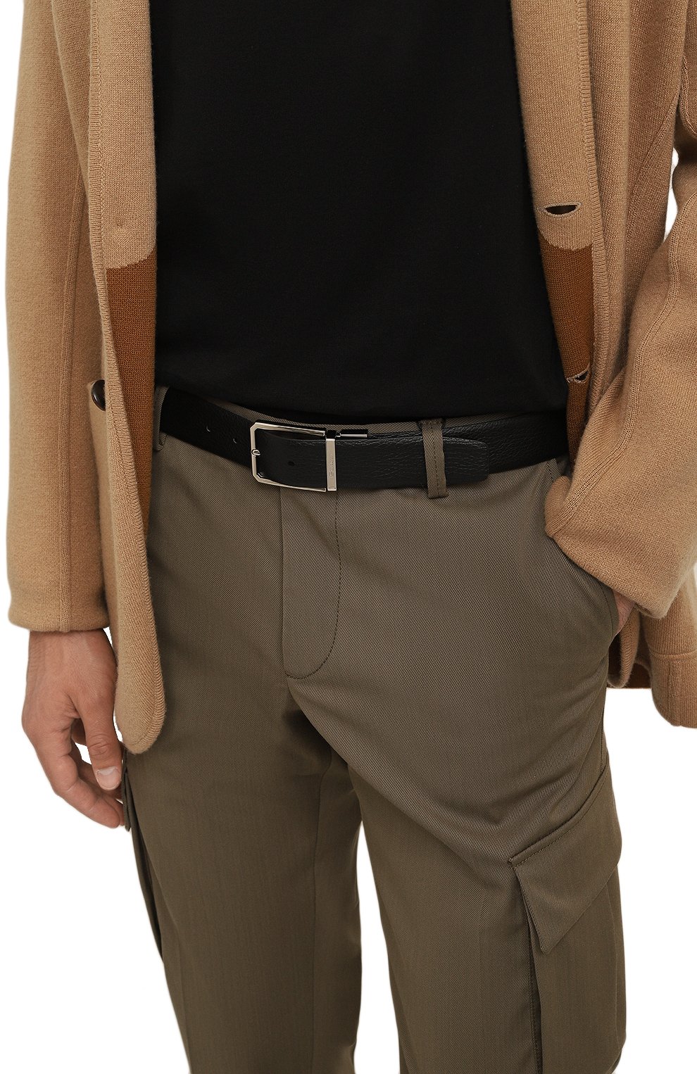 Кожаный ремень SANTONI, арт. CM35VS003C24E2LBU50, фото 3