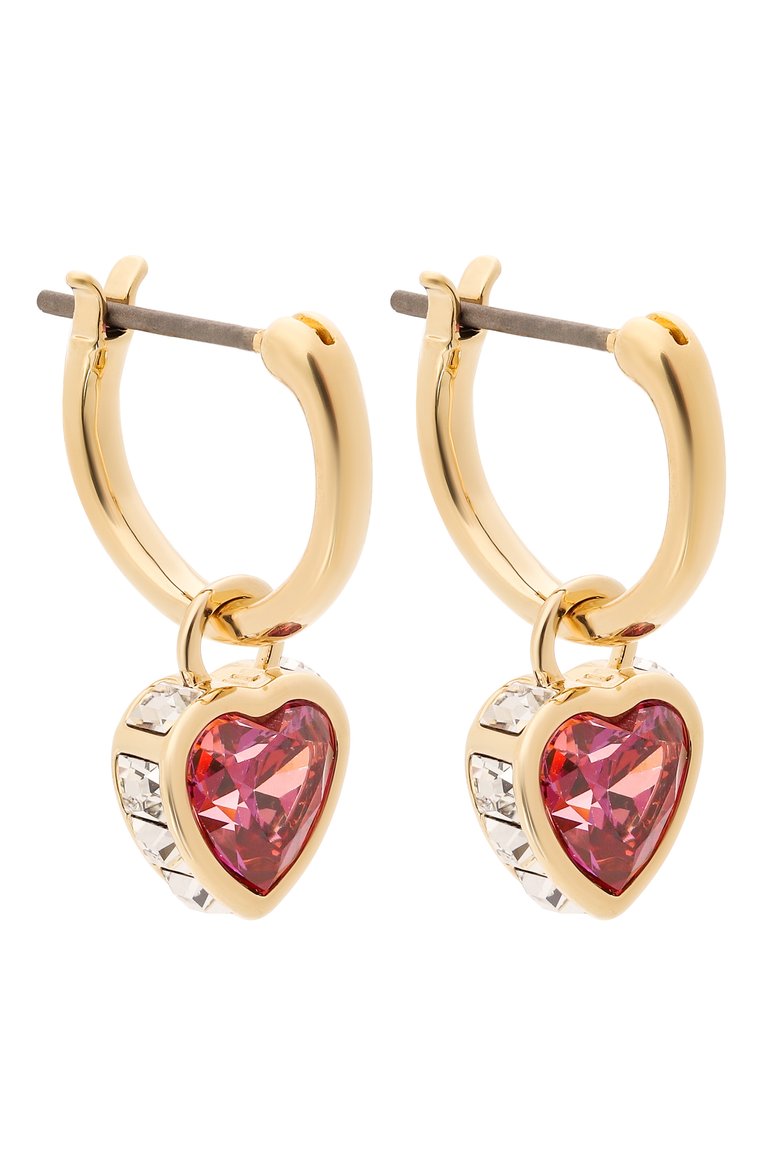 Женские серьги chroma SWAROVSKI красного цвета, арт. 5684760 | Фото 3 (Нос: Не проставлено; Материал: Кристаллы, Металл)