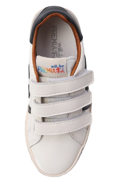 Кожаные кеды andy PREMIATA WILL BE молочного цвета по цене 16800 руб., арт. 32209452/ANDY V_002, фото 4 Кожаные кеды andy PREMIATA WILL BE, арт. 32209452/ANDY V_002, фото 4