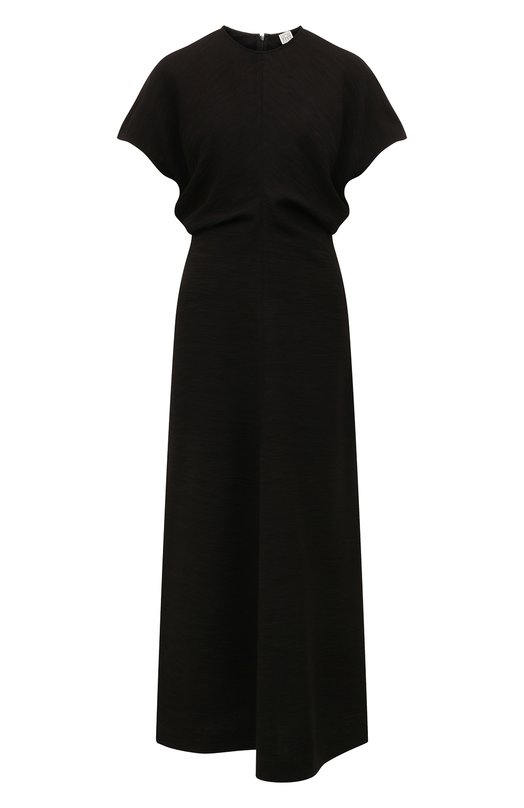 Платье из вискозы TOTEME 243-WRD1103-FB0199 Чёрный 243-WRD1103-FB0199