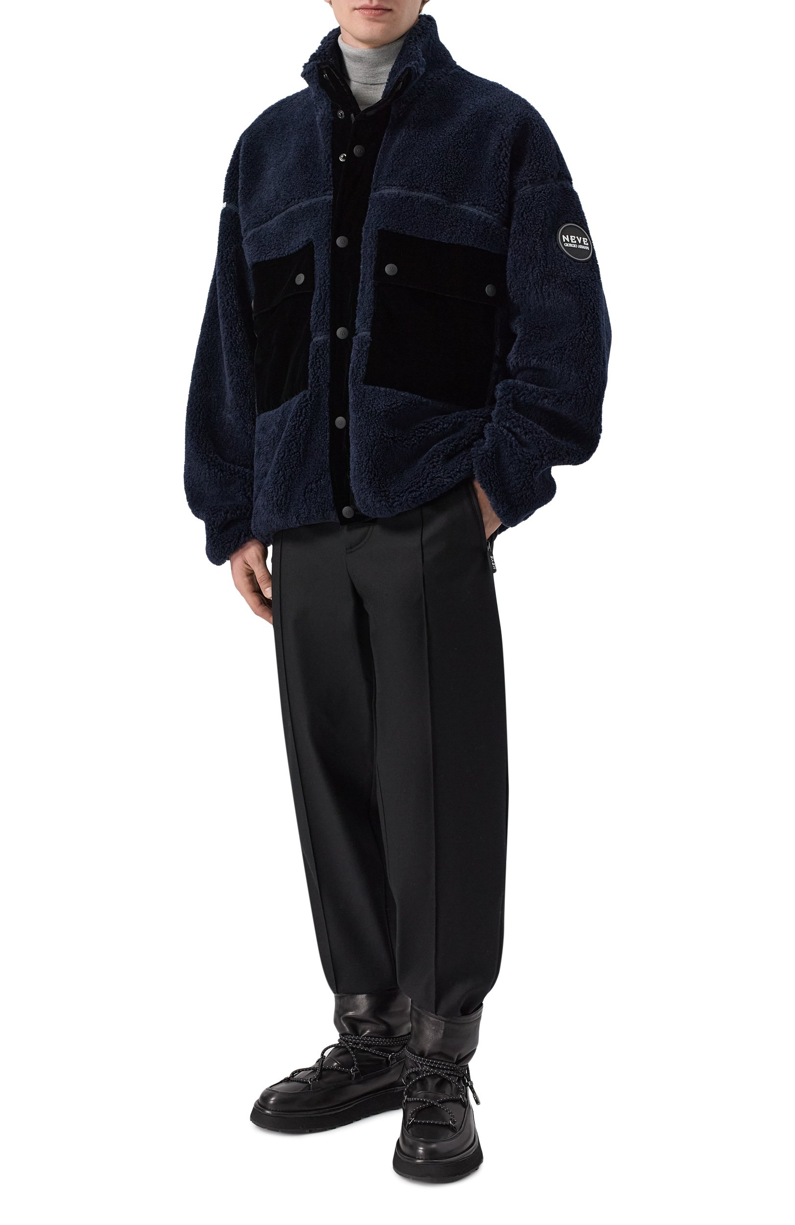 Куртка neve из вискозы и шерсти GIORGIO ARMANI, арт. GM004758/TE24325, фото 2