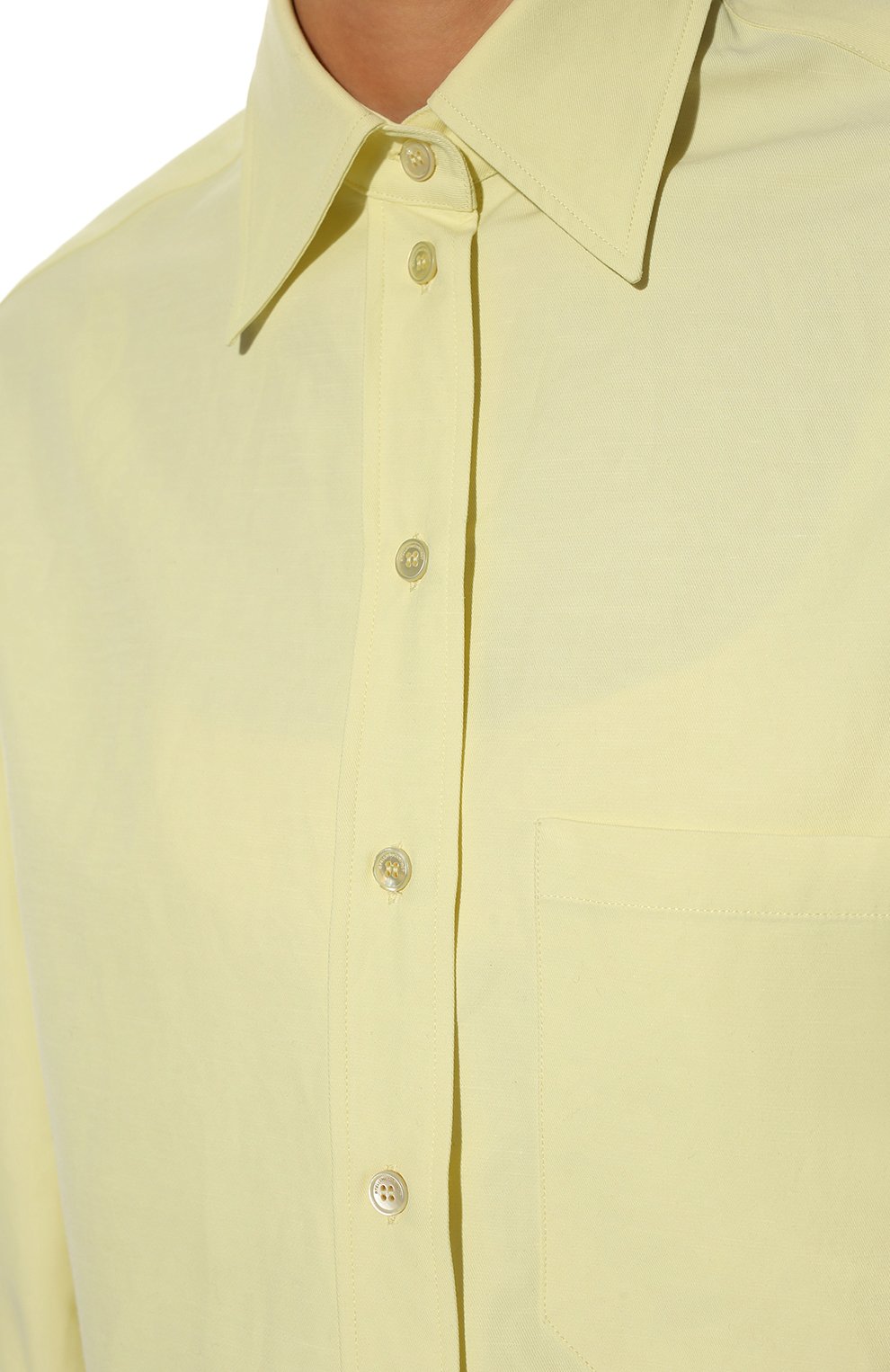 Рубашка из хлопка и льна STELLA MCCARTNEY, арт. 604237/SIA03, фото 5