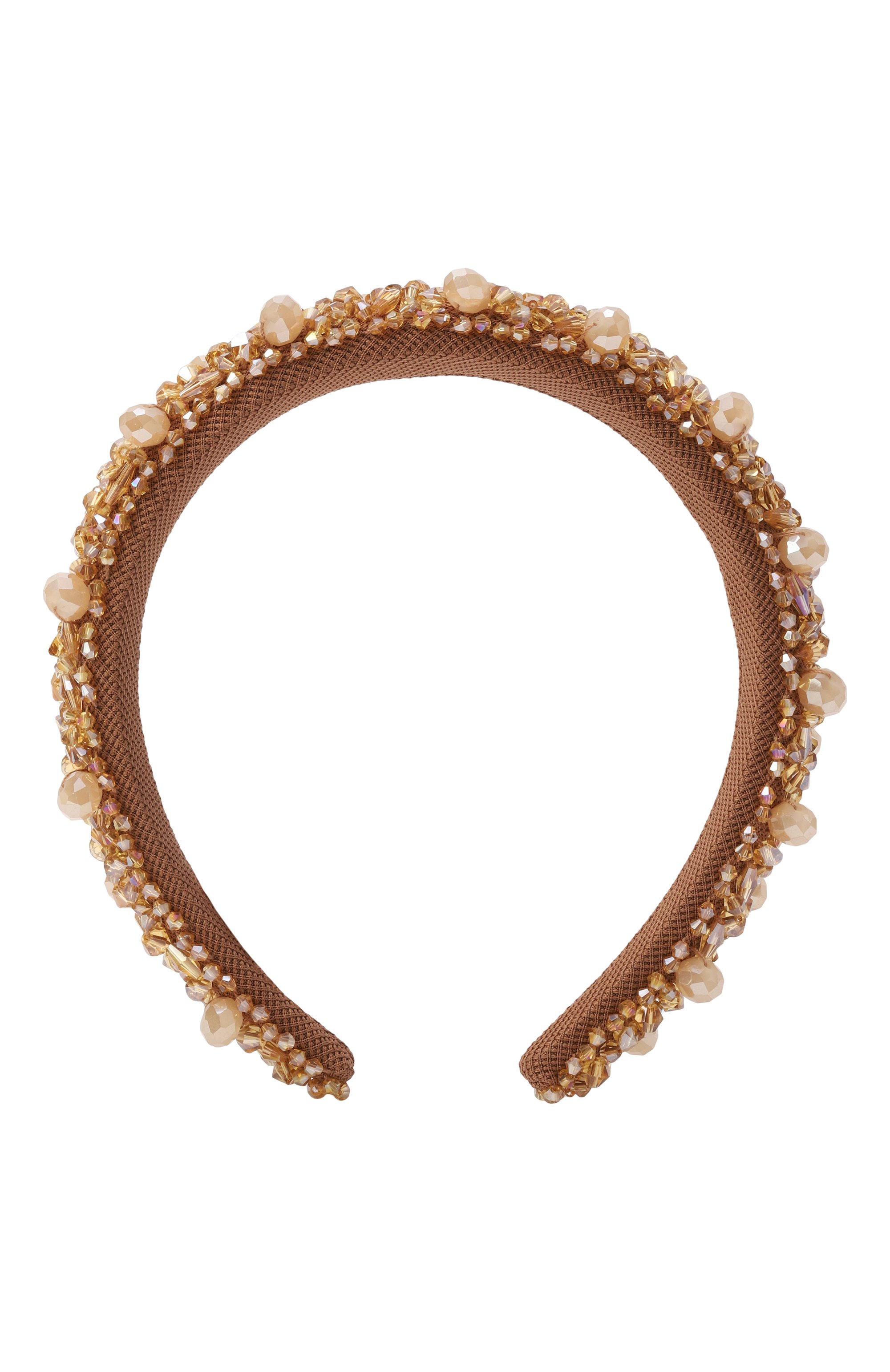 Ободок JUNEFEE коричневого цвета по цене 17800 руб., арт. 7779, фото 1 Ободок JUNEFEE, арт. 7779, фото 1