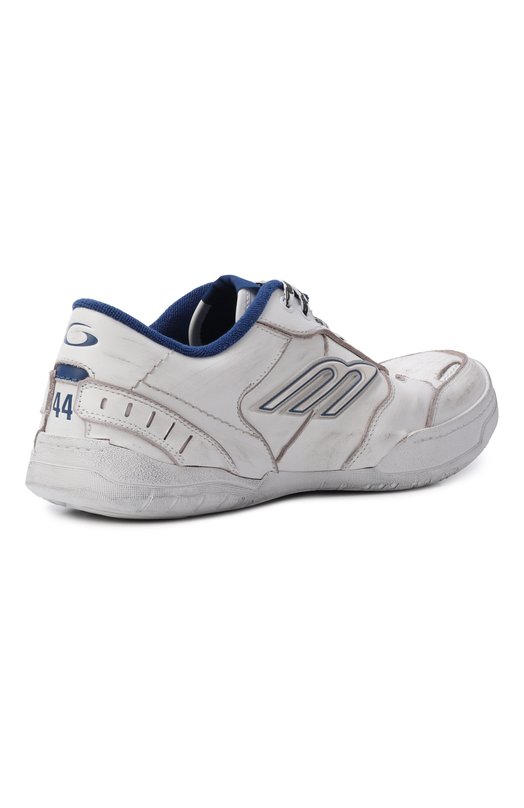 Кожаные кеды Hamptons Balenciaga 841765/WCURB Белый  841765/WCURB Фото 4