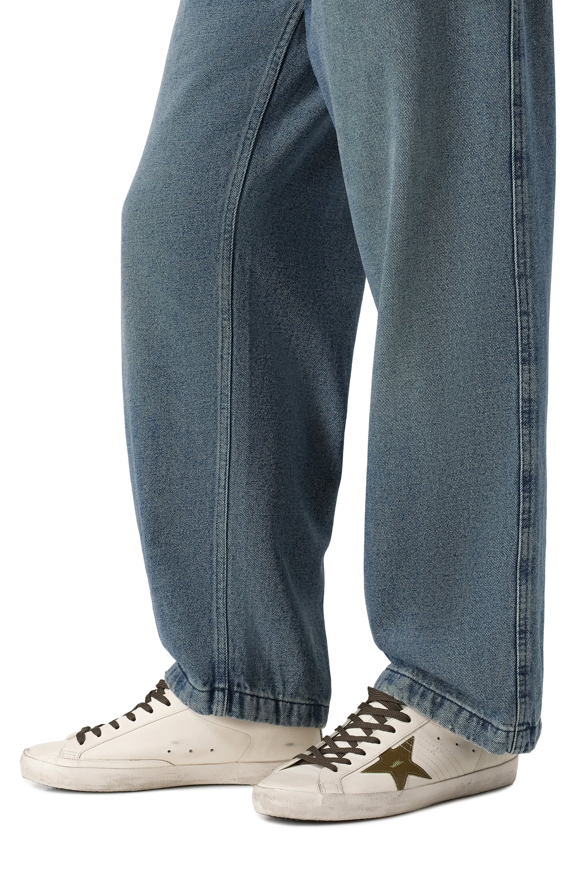 Кожаные кеды super-star GOLDEN GOOSE DELUXE BRAND, арт. GMF00101.F007516, фото 3