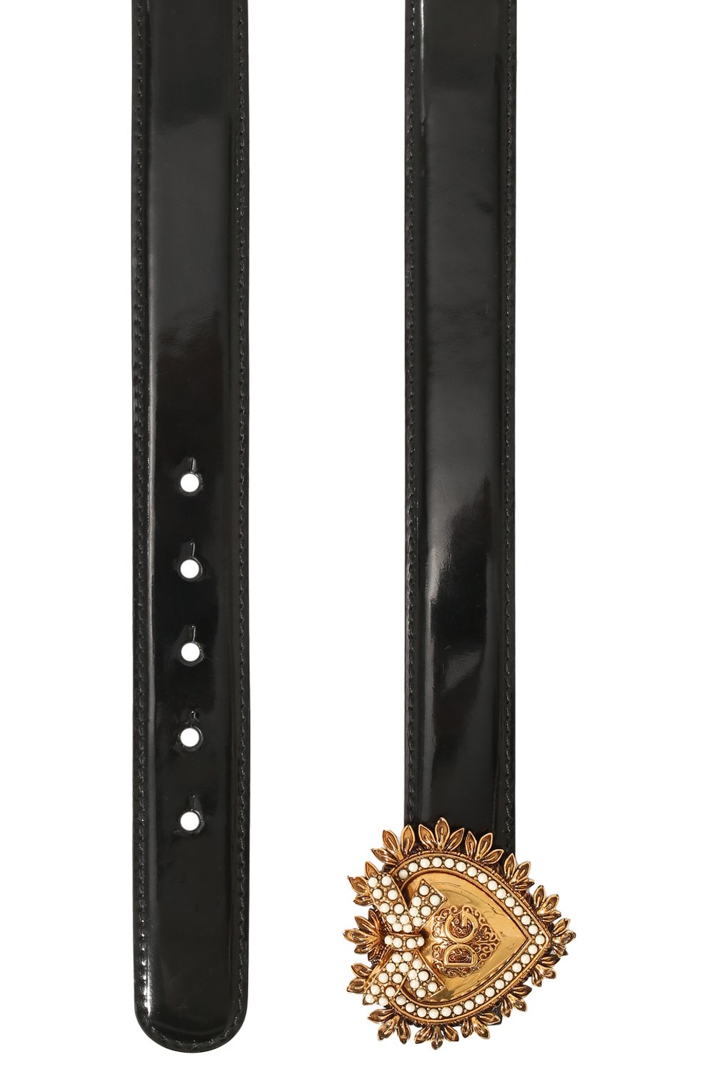 Кожаный ремень DOLCE & GABBANA черного цвета по цене 53350 руб., арт. BE1352/A1037, фото 3 Кожаный ремень DOLCE & GABBANA, арт. BE1352/A1037, фото 3