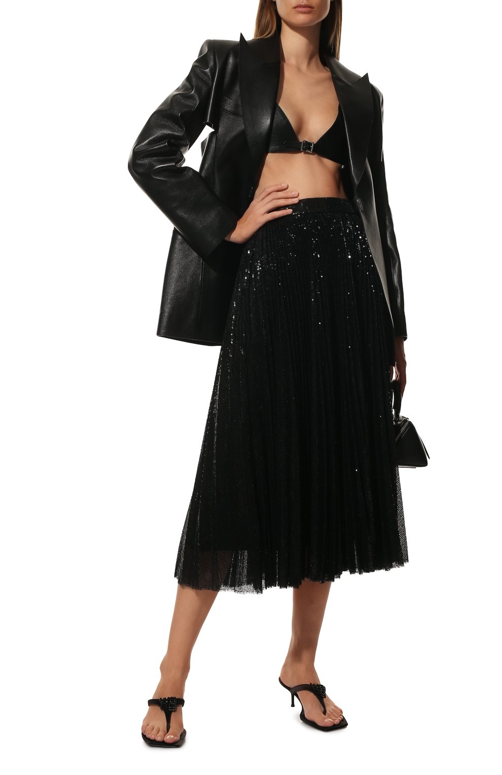 Юбка с пайетками MSGM, арт. 2743MDD09P 195702, фото 2